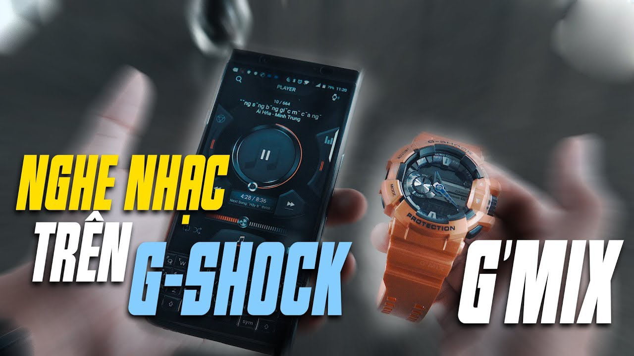 Chức năng nghe nhạc của đồng hồ Casio G-Shock GBA-400