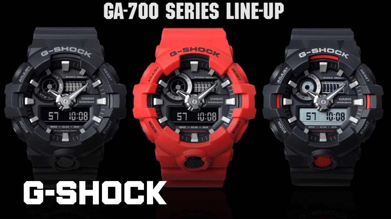đồng hồ G-Shock GA-700 - Chiến binh mới của thương hiệu Casio