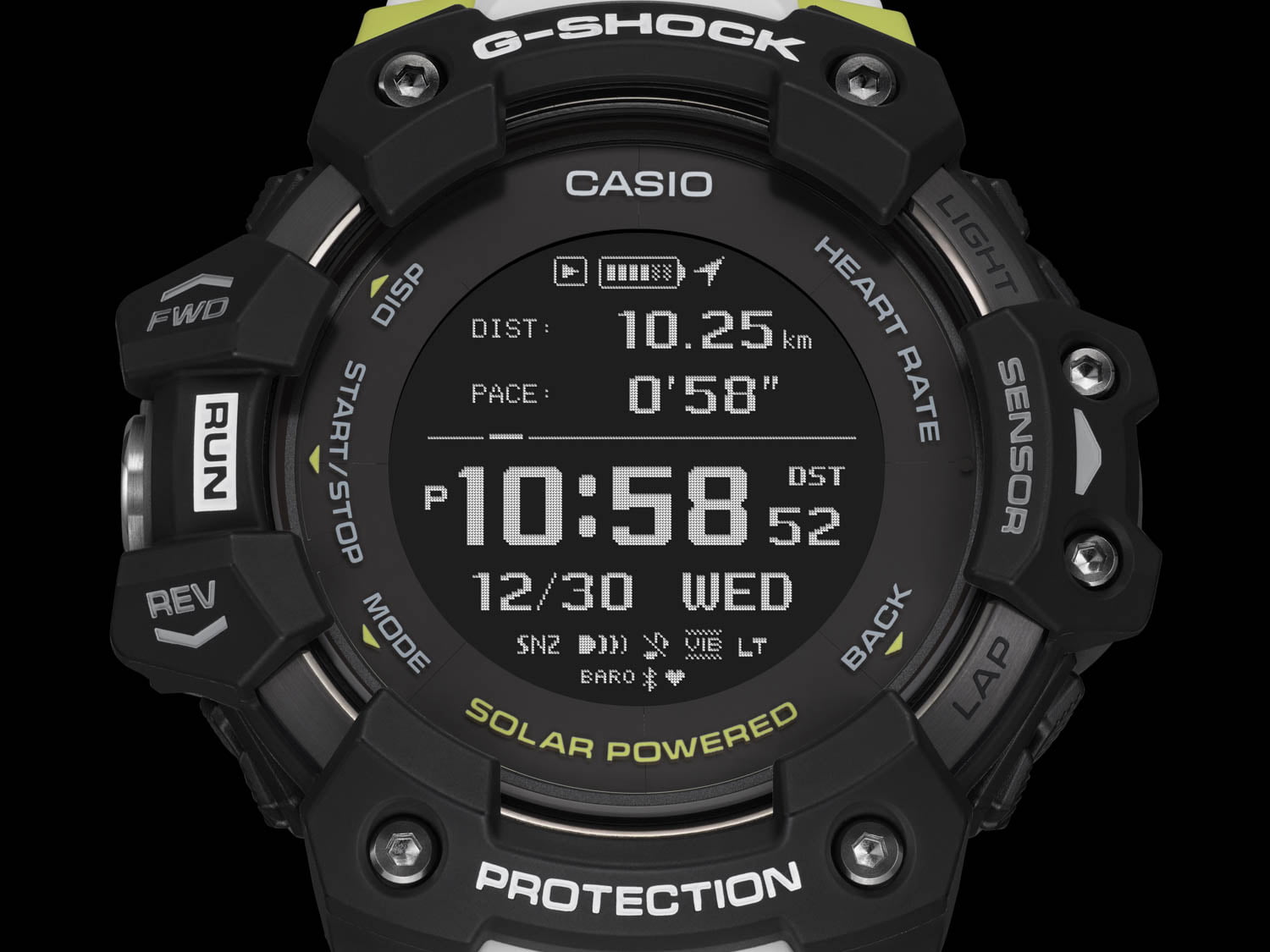 Casio G-Shock GBD-H1000 với dây đeo mềm mại.