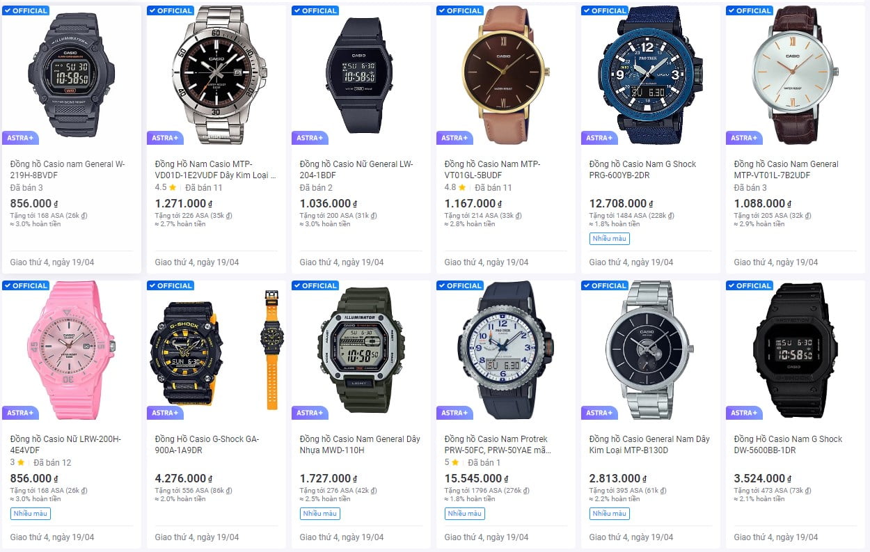 Khi mua đồng hồ Casio G-Shock cần xem xét điều gì