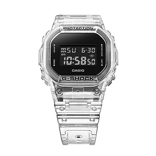 Đồng hồ Casio G-Shock dây trong suốt DW-5600SKE-7