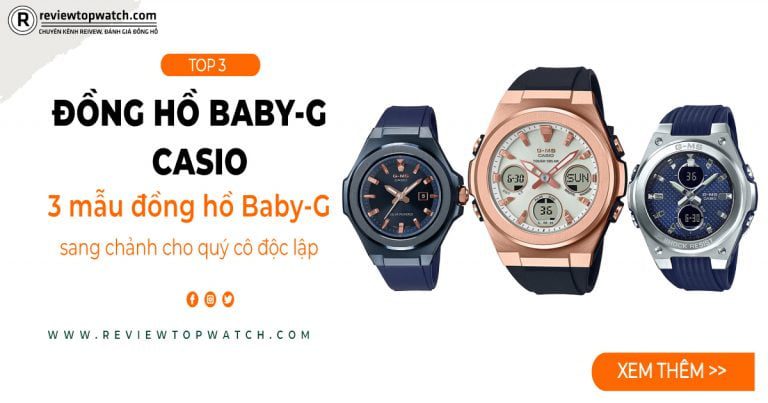 3 mẫu đồng hồ Baby-G sang chảnh cho quý cô độc lập