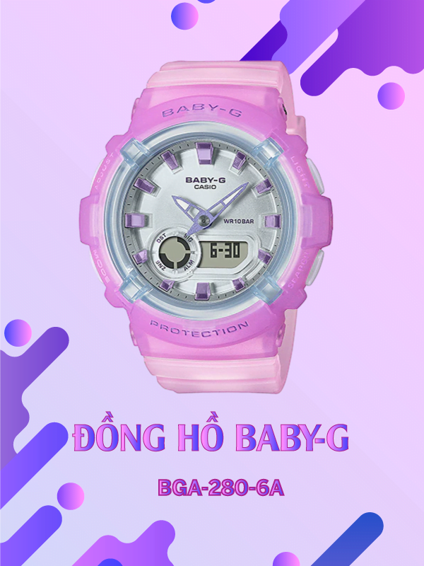 Review đồng hồ Casio Baby-G chính hãng