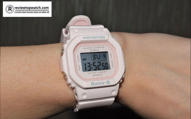Review đồng hồ Baby-G BGD-560-4 - Đồng hồ mặt vuông cho cô nàng cá tính