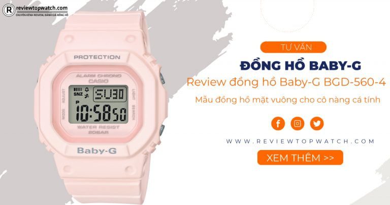 Review đồng hồ Baby-G BGD-560-4