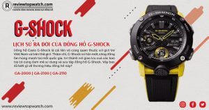 Lịch sử ra đời của đồng hồ Casio G-Shock Nhật Bản