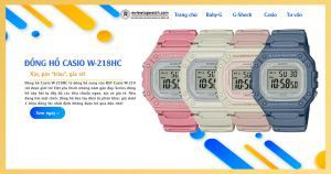 Đồng hồ Casio W-218HC