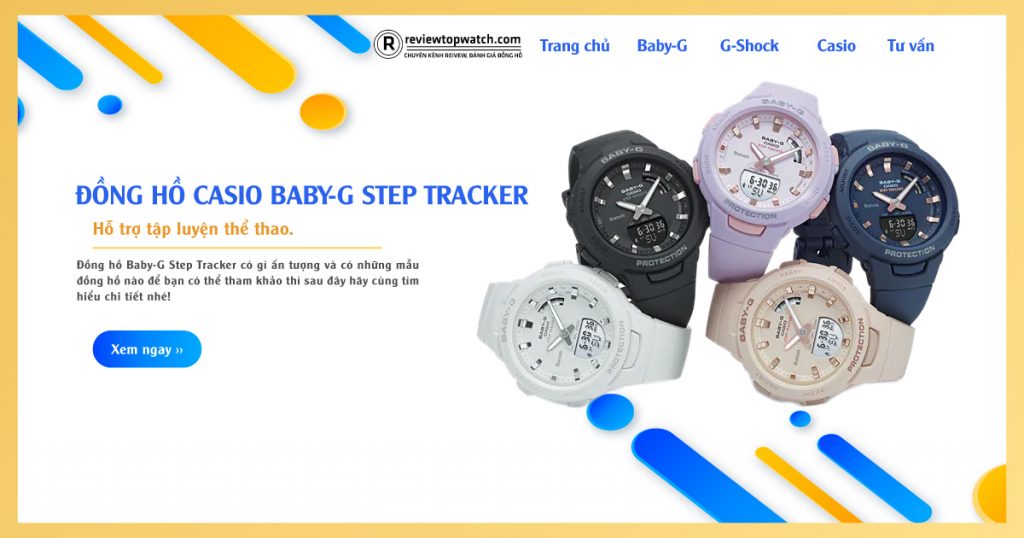 Những mẫu đồng hồ Casio Baby-G Step Tracker