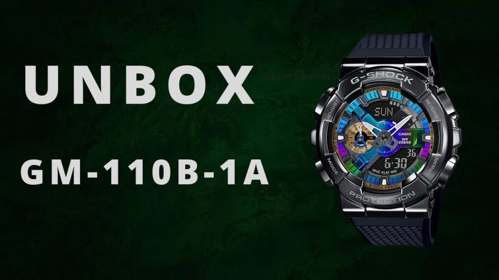 Review chi tiết đồng hồ G-Shock GM-110B-1ADR vỏ kim loại