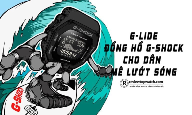 G-Lide: Dòng đồng hồ G-Shock cho dân mê lướt sóng
