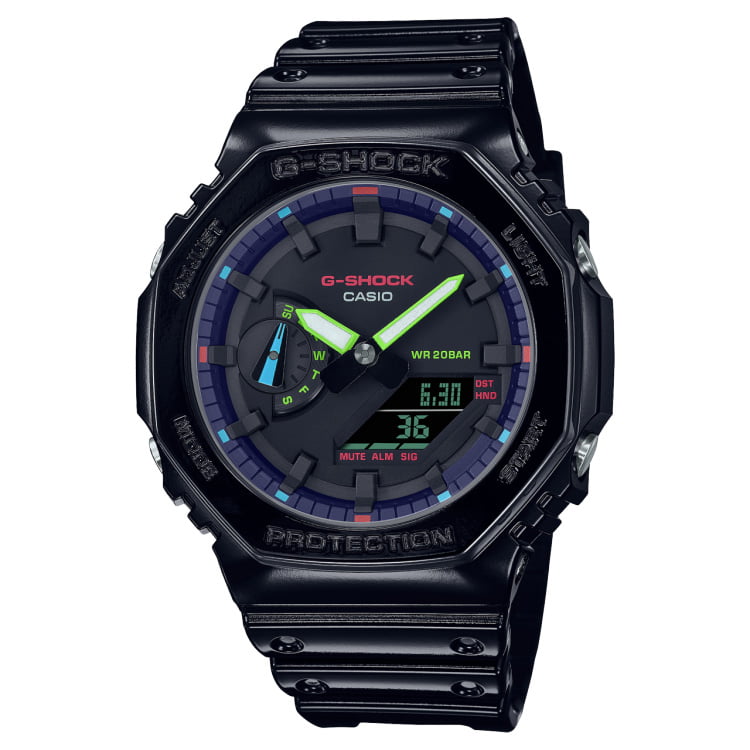 Review đồng hồ G-Shock GA-2100RGB-1A