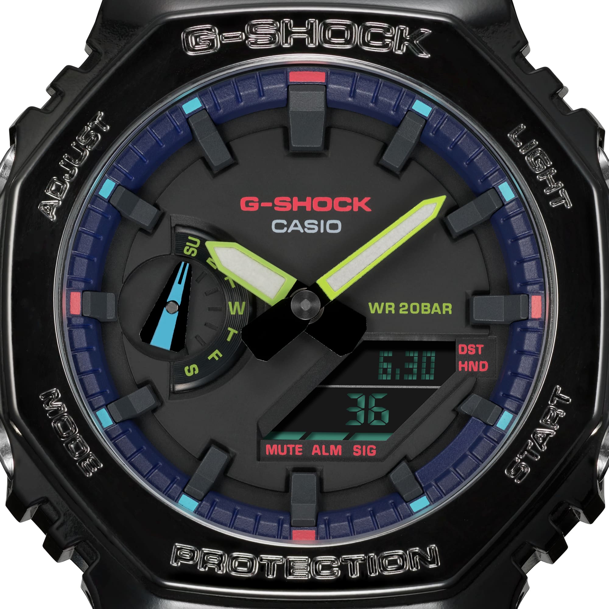 Mặt số đồng hồ G-Shock GA-2100RGB-1A