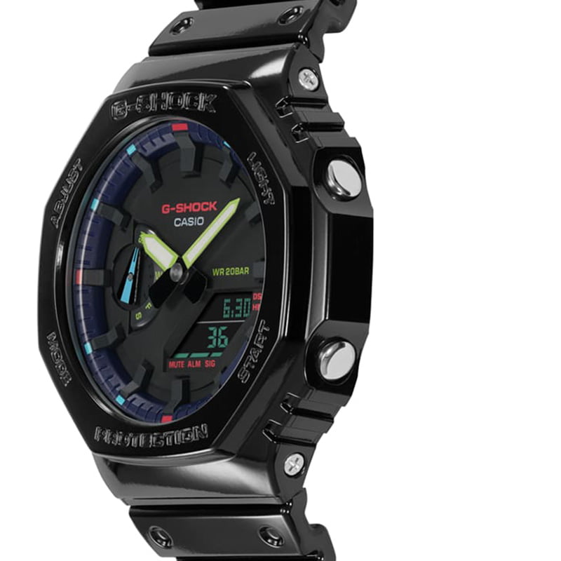 Đồng hồ G-Shock GA-2100RGB-1A chống nước 200 mét